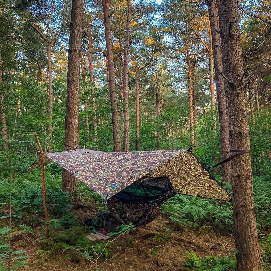 DD Tarp MC 迷彩 3m x 3m DD Tarp 3x3 - PRO - MC – DD Hammocks